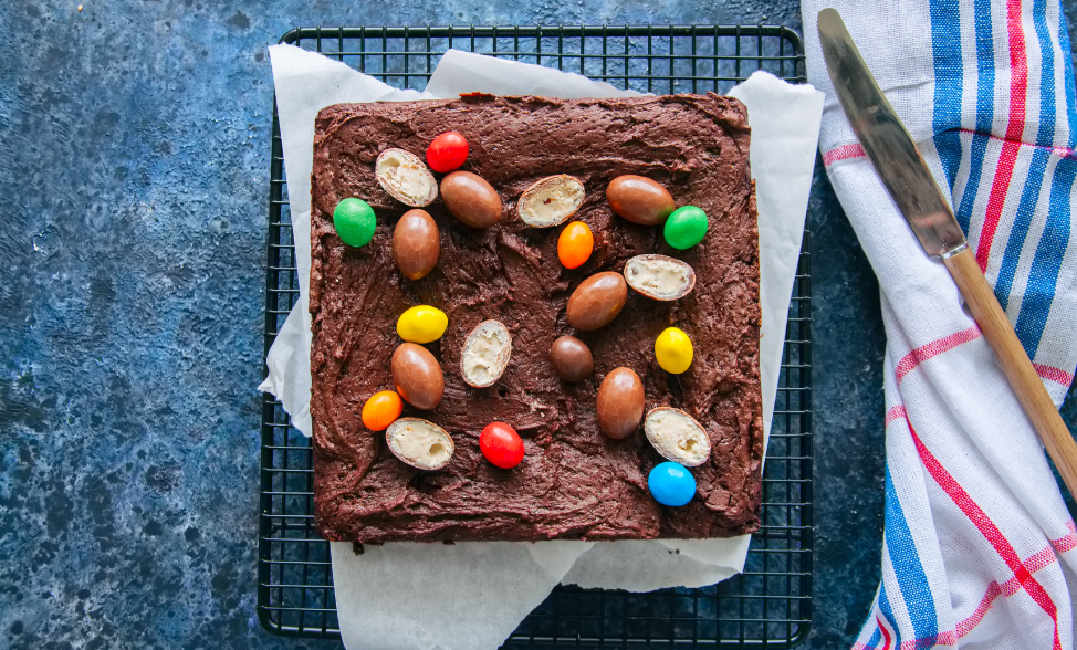 Chocolate Easter Egg Brownie | McKenzie's Foods