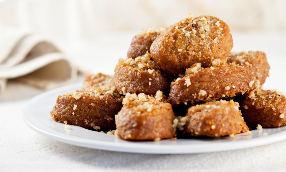 Greek Honey & Walnut Biscuits (Melomakarona)