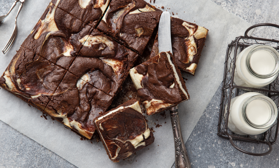 Nutella Cheesecake Brownies