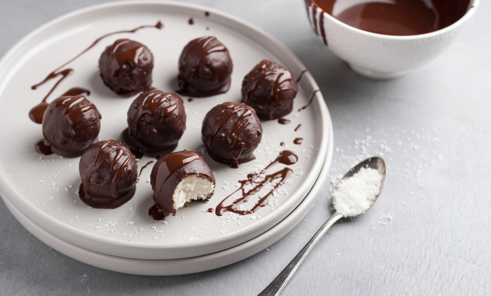 Chocolate Coconut Bliss Balls