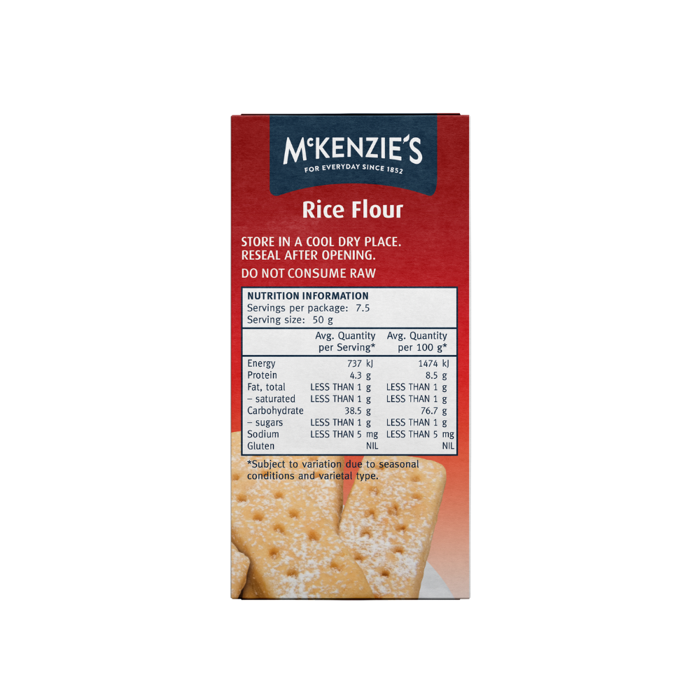 McKenzie's Rice Flour 375g | McKenzie's Foods