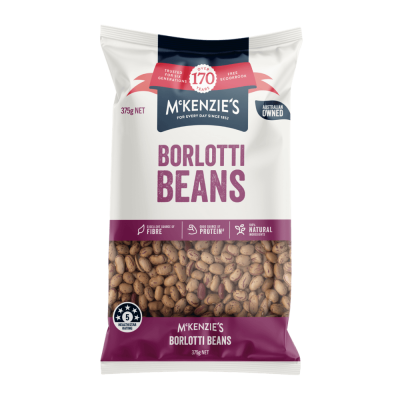 McKenzie’s Borlotti Beans 375g
