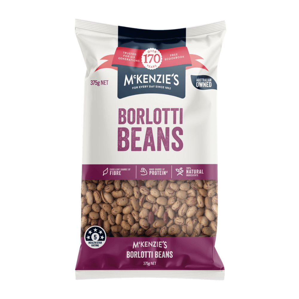 McKenzie’s Borlotti Beans 375g 1