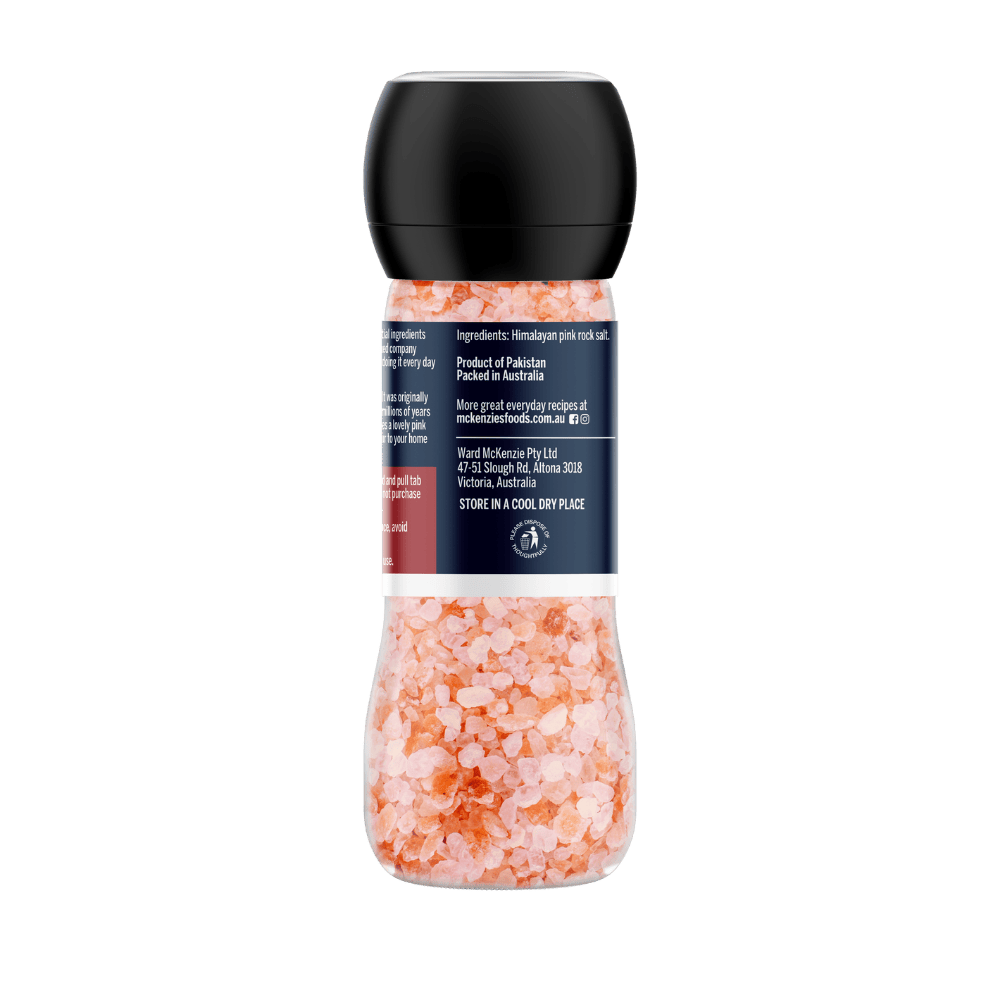 McKenzie’s Himalayan Pink Rock Salt Large Grinder 410g 2
