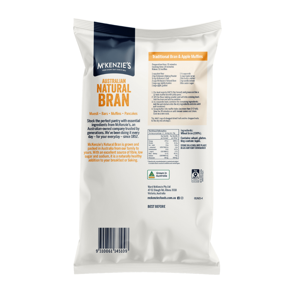 McKenzie’s Natural Bran 300g 2