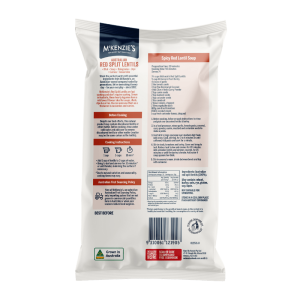 McKenzie’s Australian Red Split Lentils 375g 2