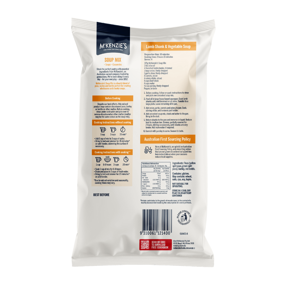McKenzie’s Soup Mix 500g 2