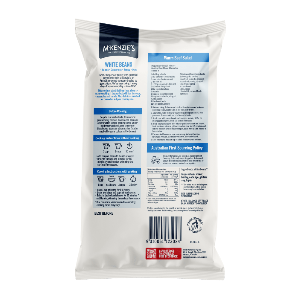 McKenzie’s White Beans 375g 2
