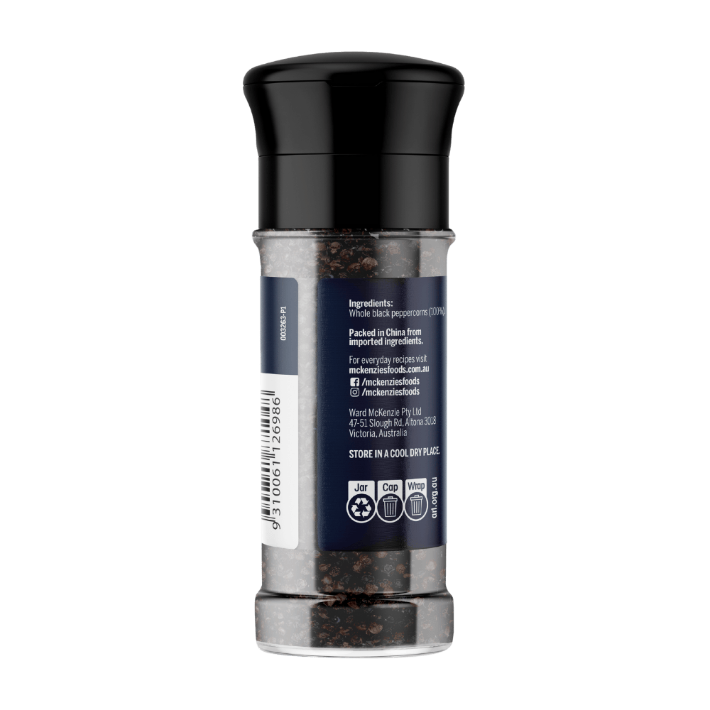 McKenzie’s Whole Black Peppercorns 45g 2