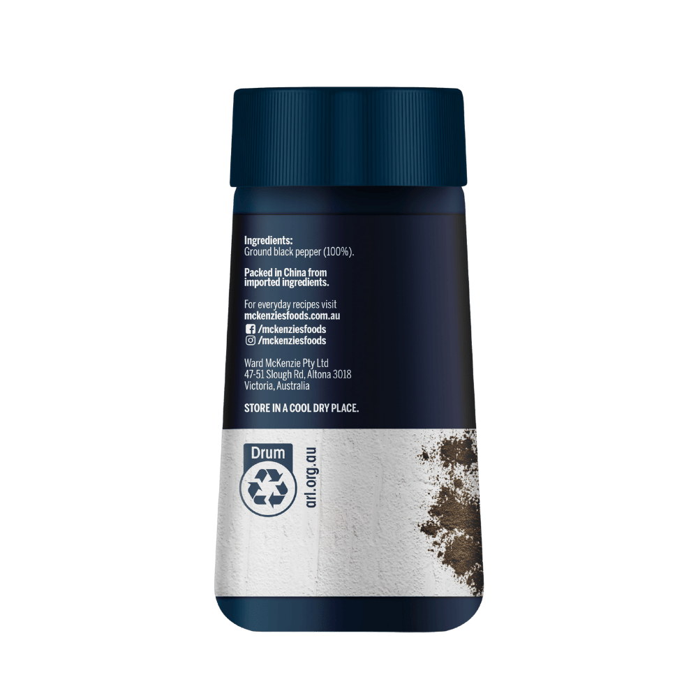 McKenzie’s Ground Black Pepper 50g 2