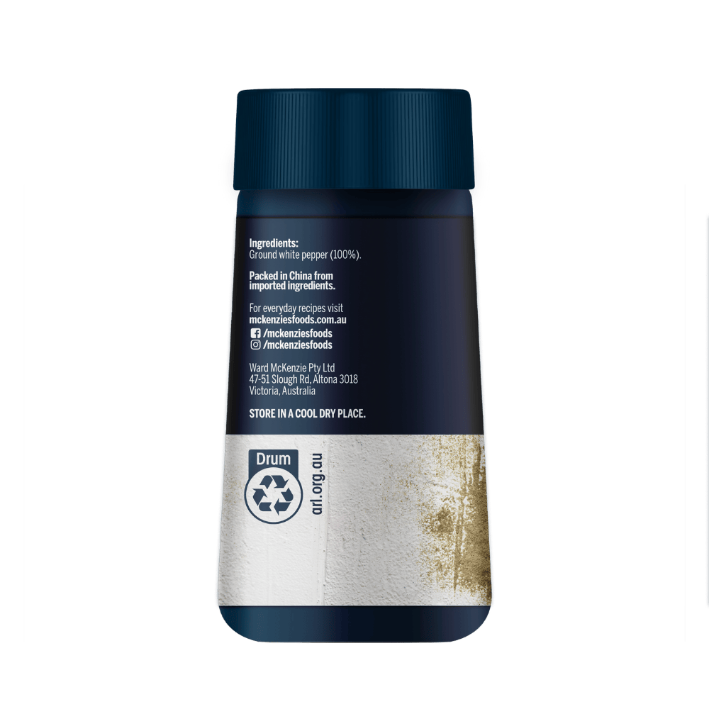 McKenzie’s Ground White Pepper 50g 2