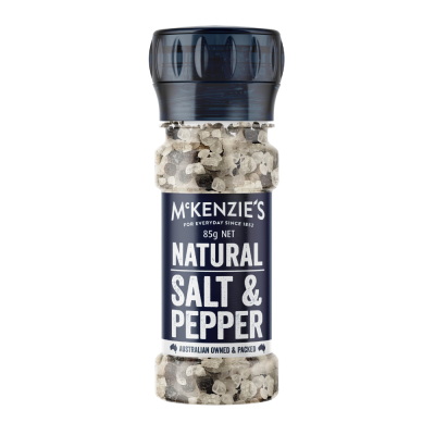McKenzie’s Natural Salt & Pepper Grinder 85g