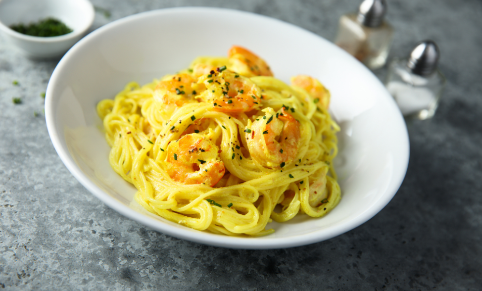Saffron Linguine
