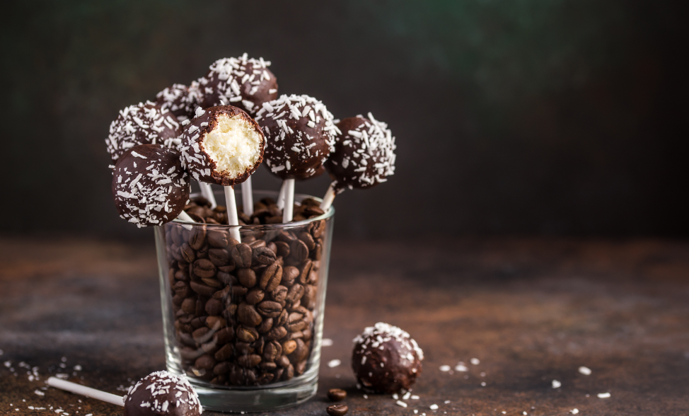 Lamington Cake Pops | McKenzie's Foods