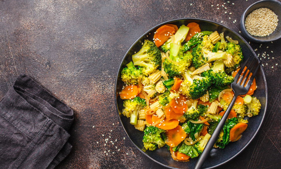 Garlic & Ginger Vegetable Stir Fry