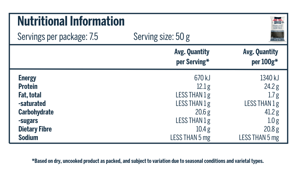 McKenzie’s French Style Lentils 375g 3