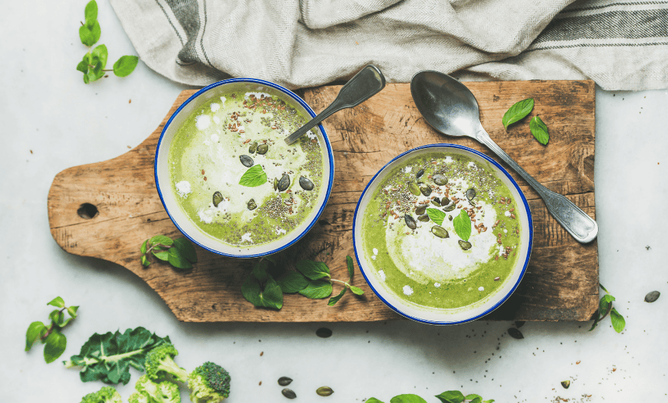 Broccoli and Pea Soup | McKenzie's Foods