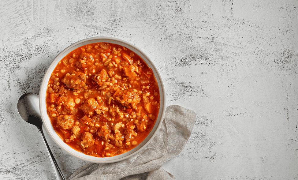Chorizo Sausage & Lentil Soup | McKenzie's Foods