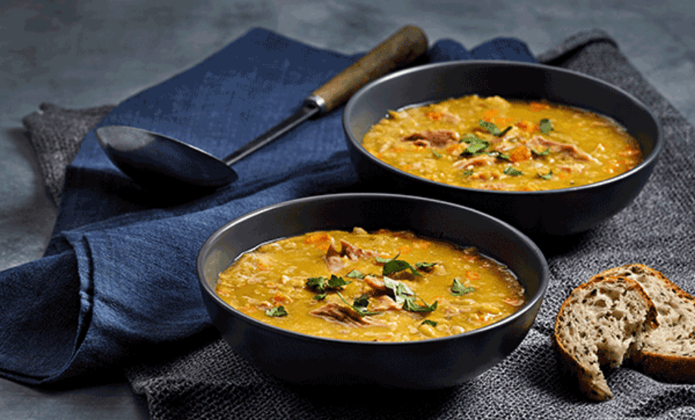 Slow Cooker Pea & Ham Soup | McKenzie's Foods