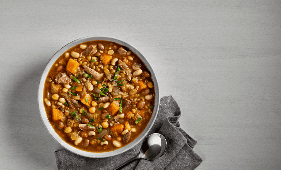 Spiced Lamb Shank & Pumpkin Soup | McKenzie's Foods