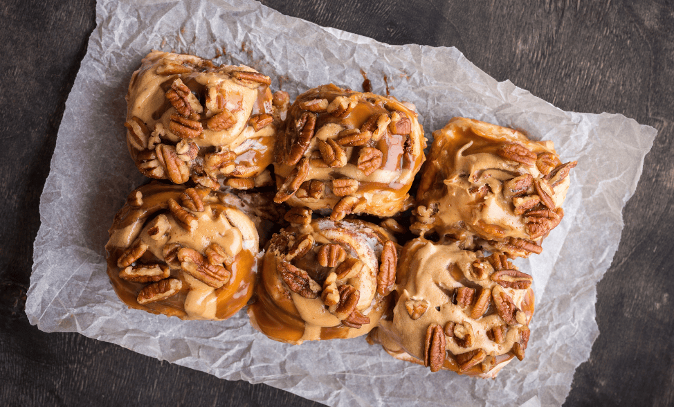Caramel Pecan Cinnamon Rolls