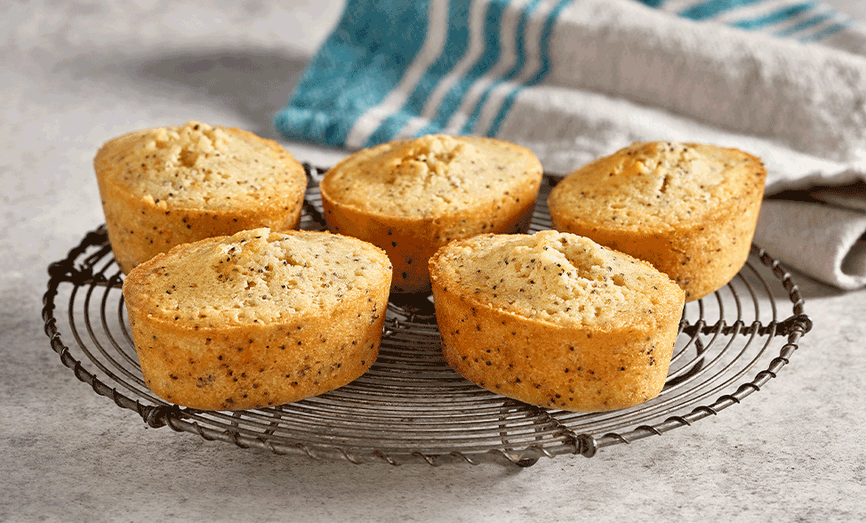 Orange & Poppy Seed Friands | McKenzie's Foods