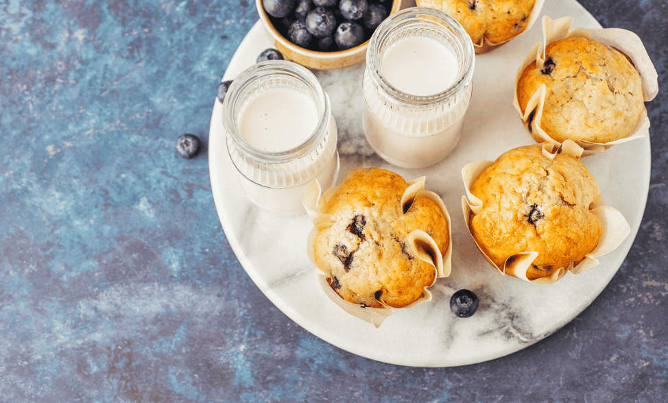 Blueberry & Yoghurt Muffins | McKenzie's Foods