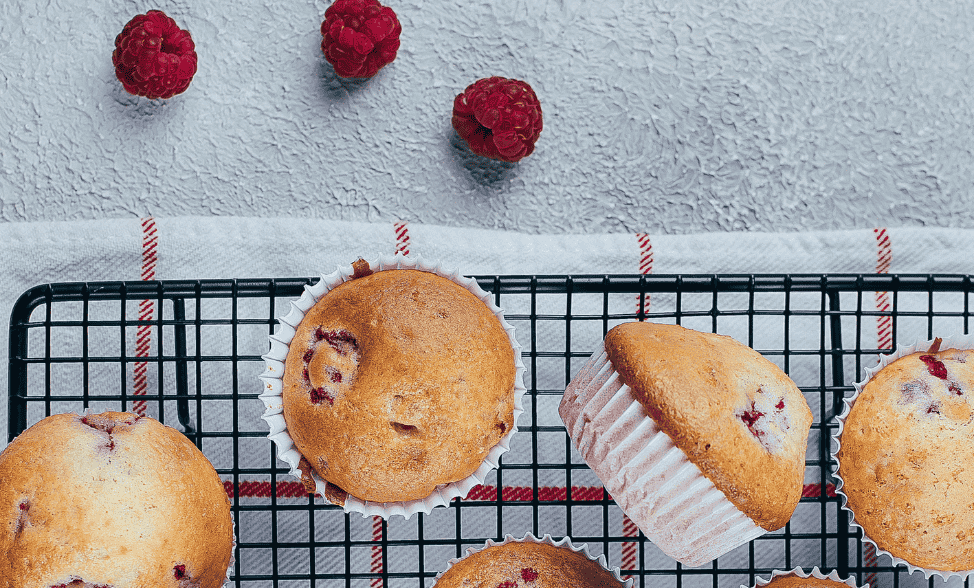 Yoghurt, Raspberry & Coconut Muffin | McKenzie's Foods