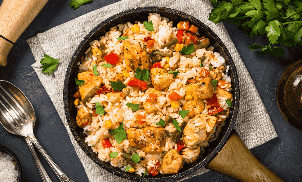 Spiced Chicken Quinoa Pilaf