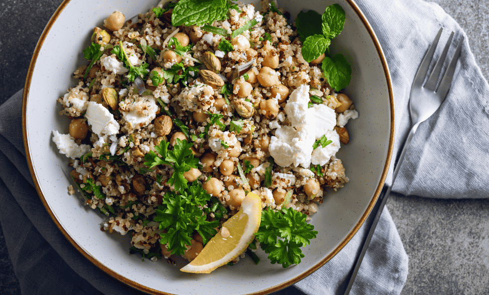 Cypriot Quinoa & Lentil Salad
