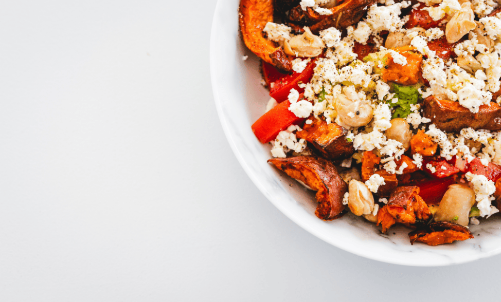 Roast Vegetable Salad with Beans