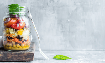 Chick Pea Salad in a Jar