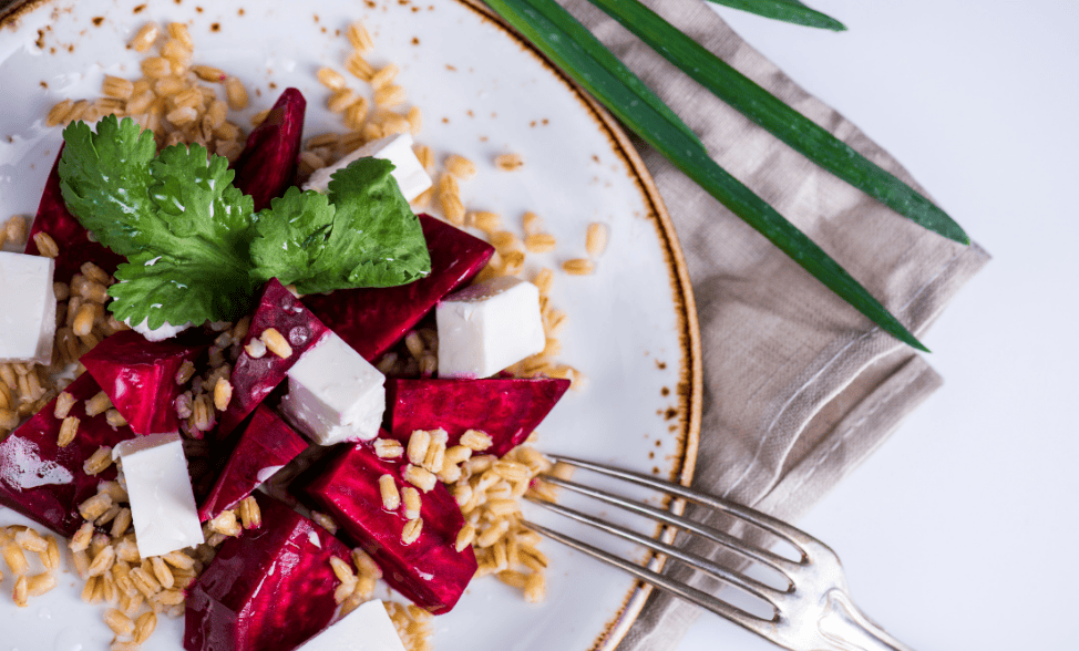 Toasted Barley & Roasted Beetroot Salad | McKenzie's Foods