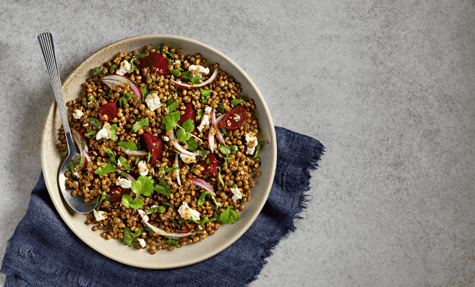 Lentil Salad with Baby Beets & Feta | McKenzie's Foods