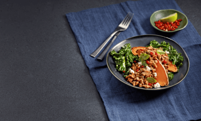 Buddha Bowl with Spiced Lentils & Sweet Potato