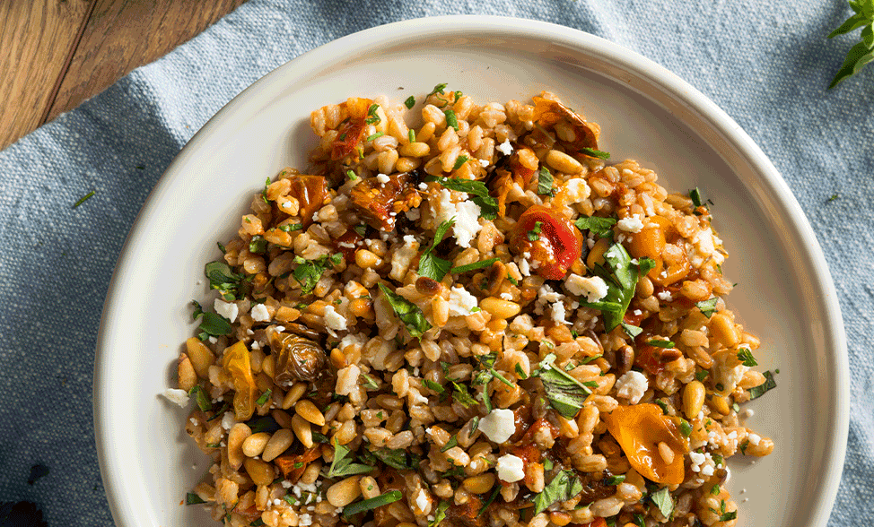 Roasted Heirloom Tomato & Grain Salad