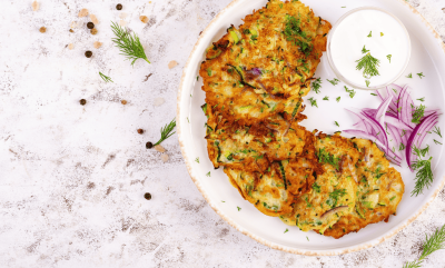 Red Onion & Green Pea Fritters