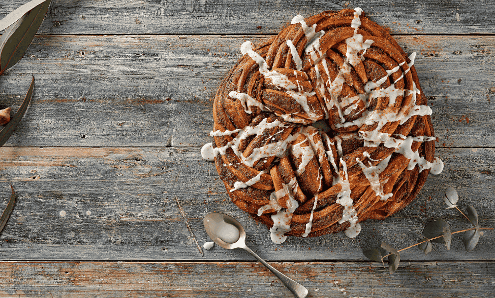 Cinnamon Scroll Wreath | McKenzie's Foods