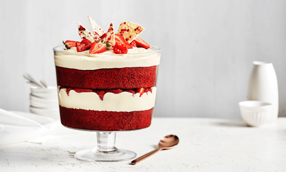 Red Velvet & Chocolate Cream Trifle