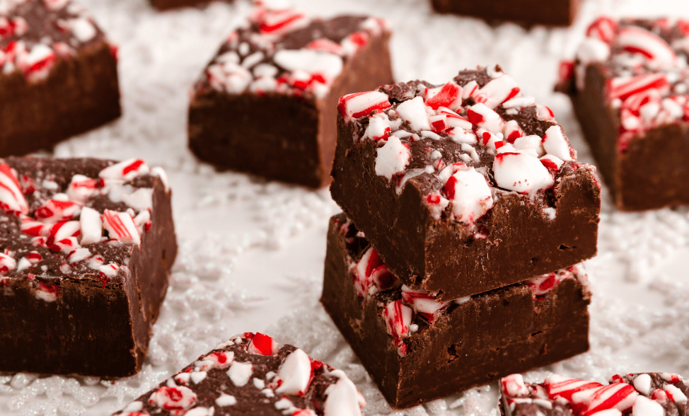 Christmas Peppermint Fudge