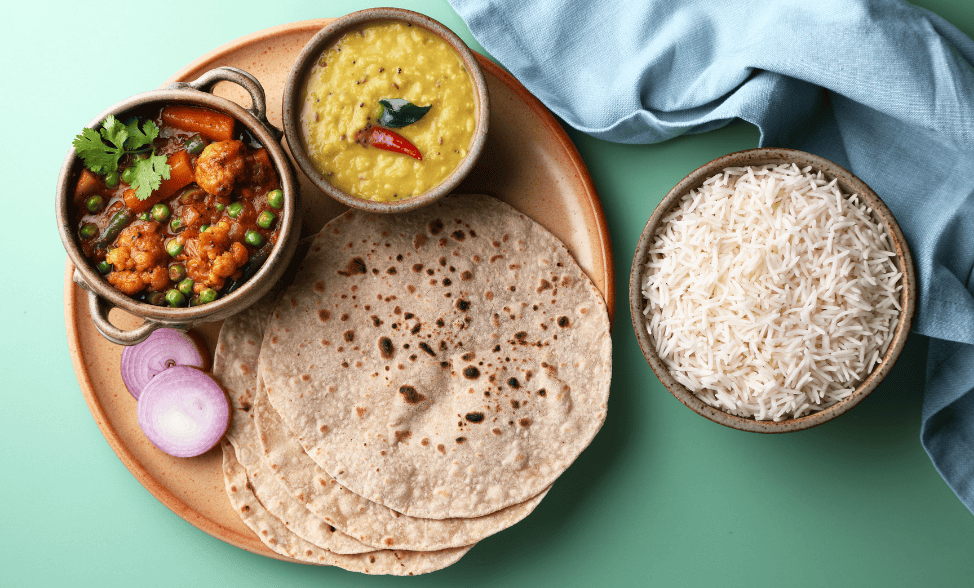 Chana Dal with cauliflower