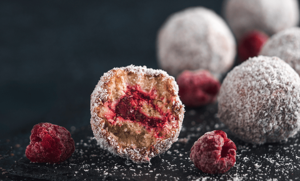 Vegan Lamington Bliss Balls
