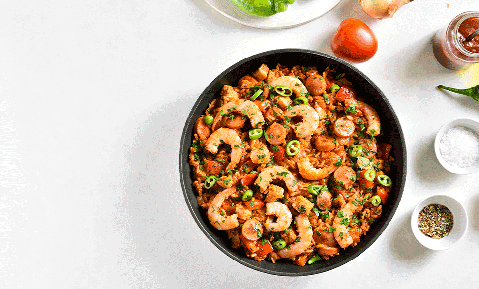 Jambalaya with Prawn & Chorizo | McKenzie's Foods