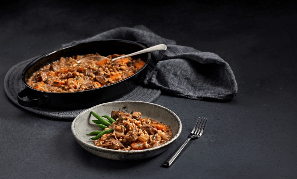 Slow Cooker Beef & Barley | McKenzie's Foods