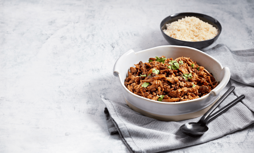 Slow Cooker BBQ Pulled Pork with Black Beans | McKenzie's Foods