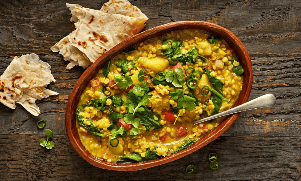 Potato & Spinach Curry
