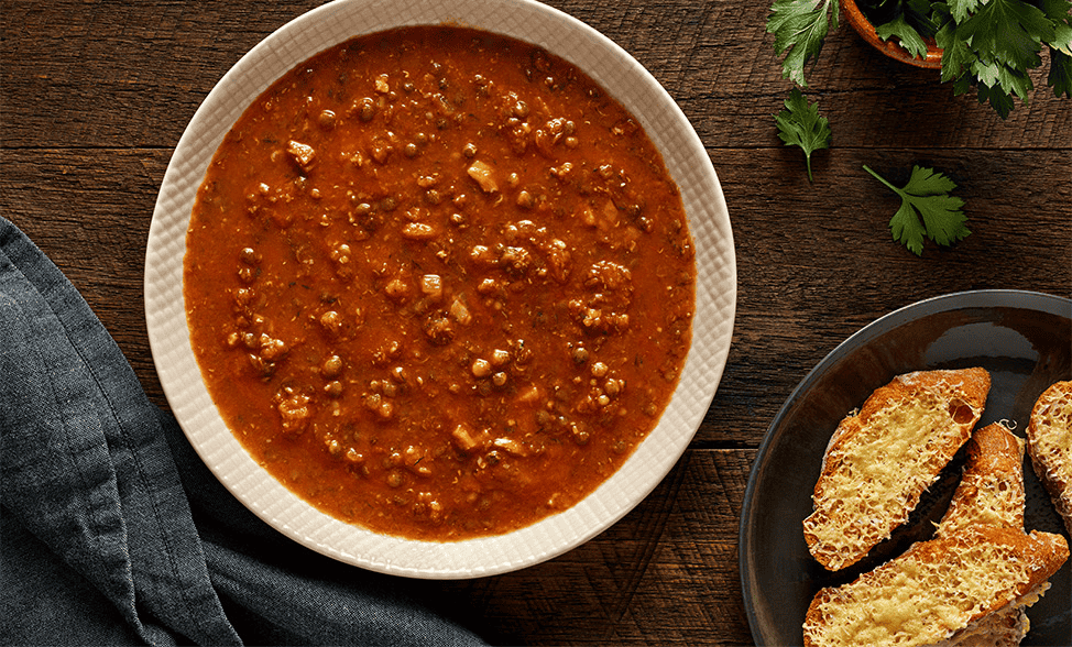Tomato Lentil Soup | McKenzie's Foods