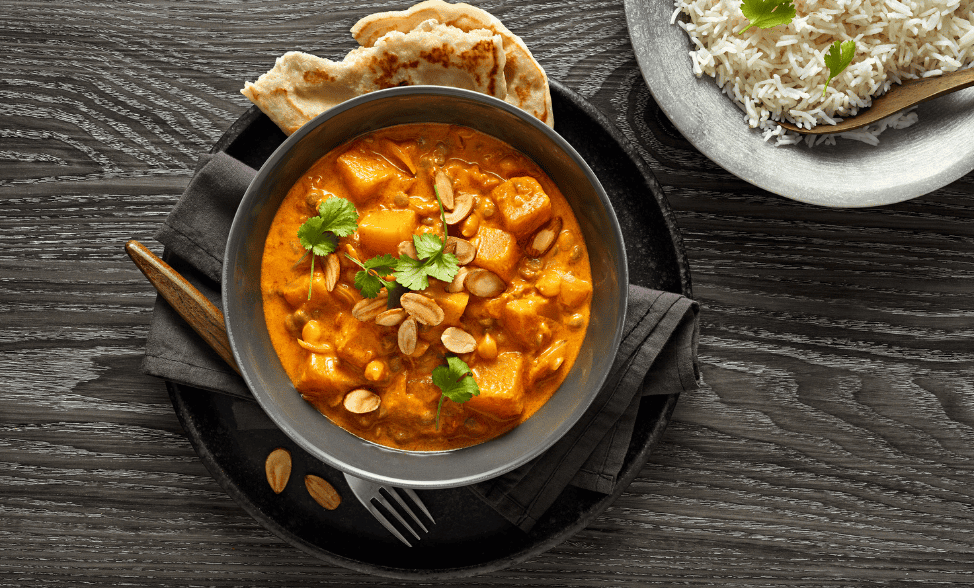 Pumpkin & Pea Curry