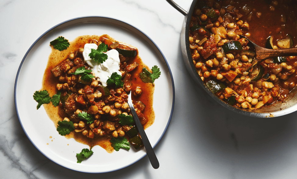 Moroccan Chicken with Chick Peas