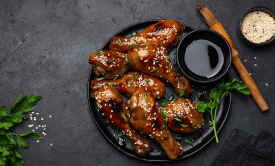 Sesame Glazed Drumsticks
